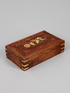 УЦЕНКА Шкатулка резная «Роза» дерево 7×15×26 см - Фото 1