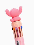 Ручка многоцветная, 10 цветов, 3 шт., «Стич», розовый - Фото 5