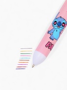 Ручка многоцветная, 10 цветов, 3 шт., «Стич», розовый - Фото 8