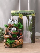 Фонтан настольный «Совы на дереве», 25.5×17×14 см, с подсветкой - Фото 5