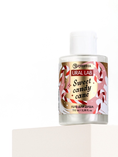 Гель для душа, 110 мл, Sweet candy cane, аромат карамель, URAL LAB