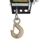 Лебедка ручная барабанная тяговая ТУНДРА, 800 кг, металлический трос 8 метров - Фото 7