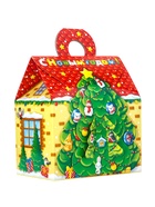 Сладкий новогодний подарок «Игрушечный домик», детский, 500 г - фото 58042884