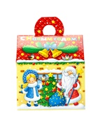 Сладкий новогодний подарок «Игрушечный домик», детский, 500 г - фото 58042887