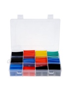 Термоусаживаемая трубка, 1/1.5/2/2.5/3/3.5/4/5/6/7/10/13 мм, набор 750 штук, длина 45 мм, в кейсе - Фото 6