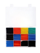 Термоусаживаемая трубка, 1/1.5/2/2.5/3/3.5/4/5/6/7/10/13 мм, набор 750 штук, длина 45 мм, в кейсе - Фото 7