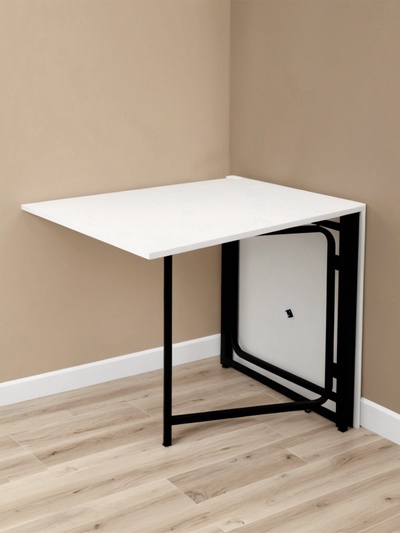 Стол кухонный раскладной «Джой», 790(1500)×571×750 мм, цвет белый