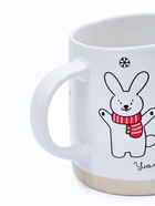 Кружка новогодняя керамическая «Уютных праздников», 360 мл, ручная работа - Фото 4