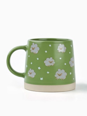 Кружка керамическая «Барашек», 360 мл, ручная работа