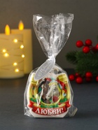 Свеча новогодняя «Лошади. Подкова. Любви», 6×2.8×6 см - Фото 5