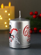 Свеча пеньковая «С Новым годом!», 6×6×8 см - Фото 5