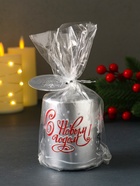 Свеча пеньковая «С Новым годом!», 6×6×8 см - Фото 6