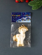 Свеча декоративная «Лошадка», золотой, 6×2.5×8.2 см 10920563