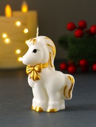 Свеча декоративная «Лошадка с бантиком», 5.5×2.6×8 см - Фото 2