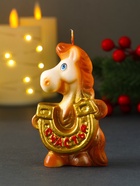 Свеча декоративная «Лошадка с подковой», 6.1×3×9.5 см - фото 809283195 Свеча декоративная «Лошадка с подковой», 6.1×3×9.5 см - фото 809283195