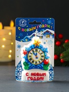 Свеча новогодняя «Куранты. Барельеф», 5.4×1.7×8 см - Фото 6