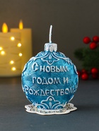 Свеча новогодняя «Куранты», 7.2×5×8.5 см - Фото 3