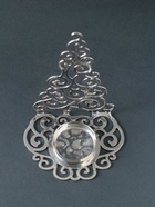 Подсвечник на 1 свечу «Ёлка новогодняя нарядная», металл под хром, 10×7.5×13.5 см - фото 809243628 Подсвечник на 1 свечу «Ёлка новогодняя нарядная», металл под хром, 10×7.5×13.5 см - фото 809243628