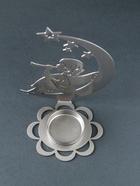 Подсвечник на 1 свечу «Рождественский месяц», металл, серебряный, 11×7×15 см - Фото 6