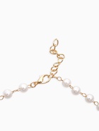 Колье на жемчужной дорожке «Пчёлка», цветная в золоте, 40 см - Фото 3