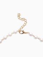 Колье на жемчужной дорожке «Вишенка», цветная в золоте, 40 см - Фото 4