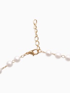 Колье на жемчужной дорожке «Вишня объемная», красный в золоте, 40 см - Фото 4