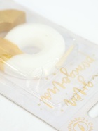 УЦЕНКА Свеча для торта на шпажке «Грань», цифра 9, 5.5 см, бело-золотая 10933067