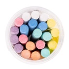 УЦЕНКА Мелки для рисования, 21 шт. разноцветного толстого мелка - Фото 2