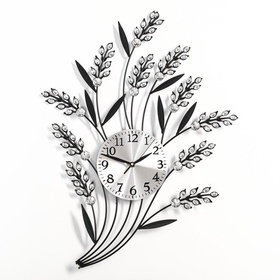 {{photo.Alt || photo.Description || 'УЦЕНКА Часы настенные интерьерные «Манльеу», серия: Ажур, бесшумные, плавный ход, 61×44 см, d=15 см, от батарейки 1хАА'}}