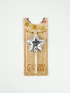 УЦЕНКА Свеча в торт на шпажке "Воздушный шарик.Звезда", 5.5 см, серебряная - Фото 4