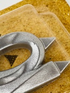 УЦЕНКА Свеча в торт юбилейная "Грань", цифра 10, серебро 10933202