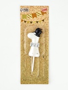 УЦЕНКА Свеча для торта «Джентельмен», цифра 1, белая 10933258