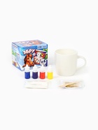 Набор для творчества эбру, создай свою кружку «Снежная лошадка», 300 мл - Фото 2