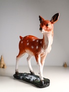 Фигура полистоун «Оленёнок», с глиттером, 53×40 см, коричневый - Фото 4