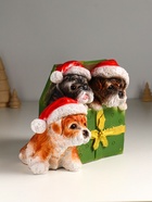 Фигура полистоун «Щенки в шкатулке», 16.5×23×18 см - Фото 2