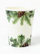 Набор бумажной посуды «С Новым годом», еловые ветки, 12 персон - фото 66018682