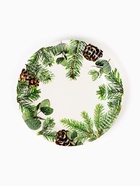 Набор бумажной посуды «С Новым годом», еловые ветки, 12 персон - фото 66018686
