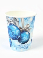 Набор бумажной посуды «Счастья в Новом году», 12 персон - фото 62054228