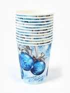 Набор бумажной посуды «Счастья в Новом году», 12 персон - фото 61947061