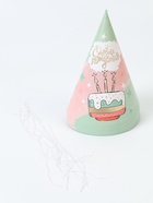 Колпак праздничный бумажный «С Днём рождения», торт (10 шт) - фото 809243918