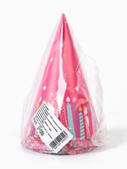 Колпак праздничный бумажный «С Днём рождения» (комплект 10 шт) - фото 58043374