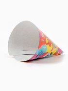 Колпак праздничный бумажный «С Днём рождения, весёлые зверята», желтый (10 шт) - фото 809243969