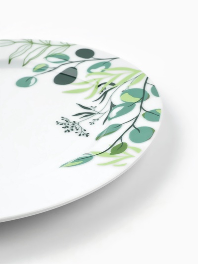 Тарелка керамическая «Природные мотивы», d=22 см
