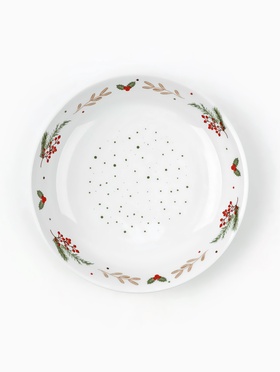 Тарелка новогодняя суповая «Новогодние истории», d=20 см