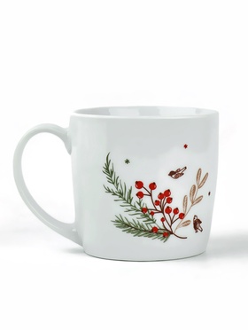 Кружка новогодняя керамическая «Новогодние истории», 350 мл