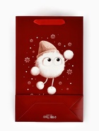 Пакет подарочный новогодний «С Новым годом», с игрушкой, 25.5×9×30 см - фото 54809739