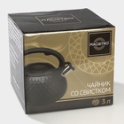 УЦЕНКА Чайник со свистком 3 л Magistro, Glow, серебро, индукция, ручка soft-touch= - Фото 8