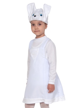 Карнавальный костюм «Заинька» ткань-плюш, сарафан, шапочка, 3-6 лет, рост 98-116 см 10902364