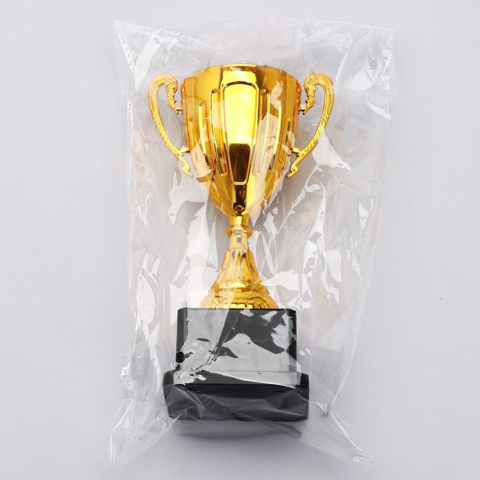 Кубок 045,наградная фигура, золото, подставка пластик, 20 х 10,6 х 8 см. - фото 1908249502