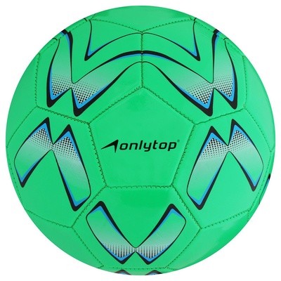 Футбольный мяч ONLYTOP, машинная сшивка, 32 панели, р. 5, PVC, МИКС